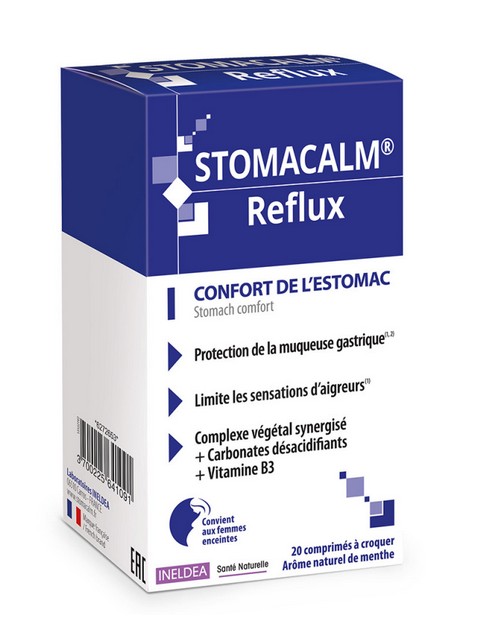 Ineldea Stomacalm Reflux 20 Comprimés à Croquer